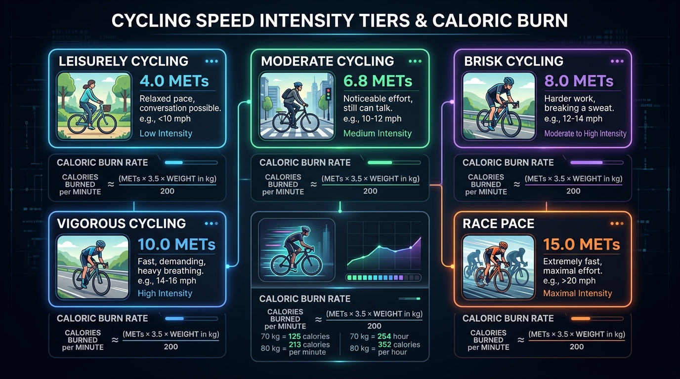 Cycling MET Intensity Diagram