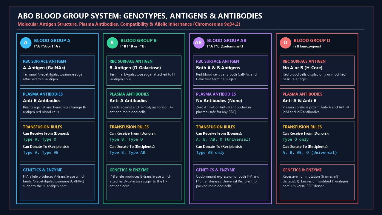ABO Blood Group System: Genotypes, Antigens and Antibodies