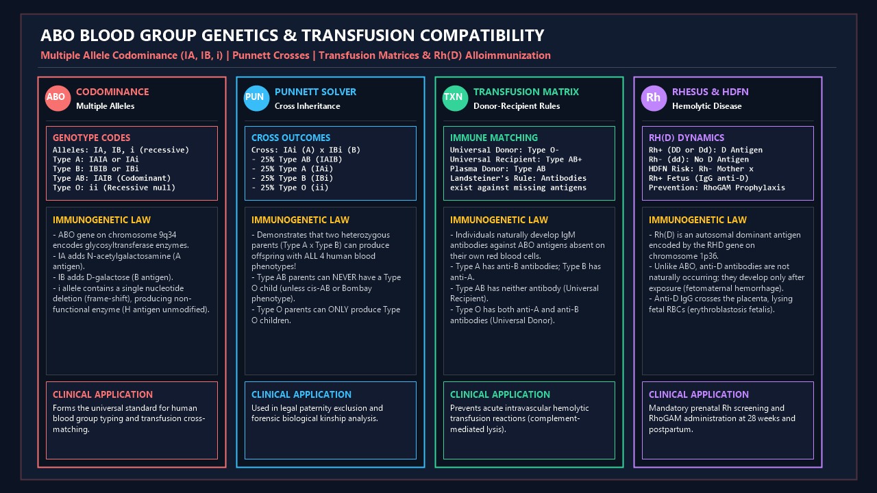 ABO Blood Group Genetics & Transfusion Compatibility
