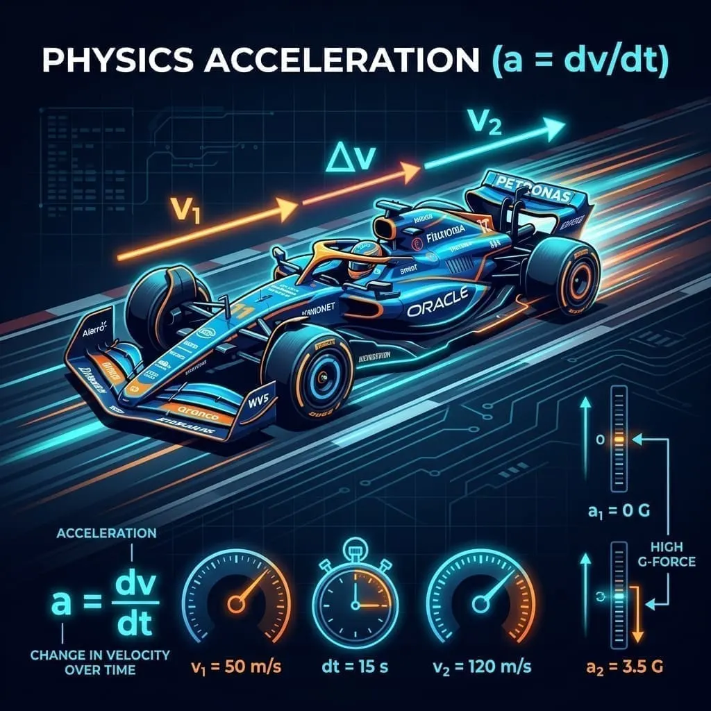Physics Acceleration: Change in Velocity Over Time