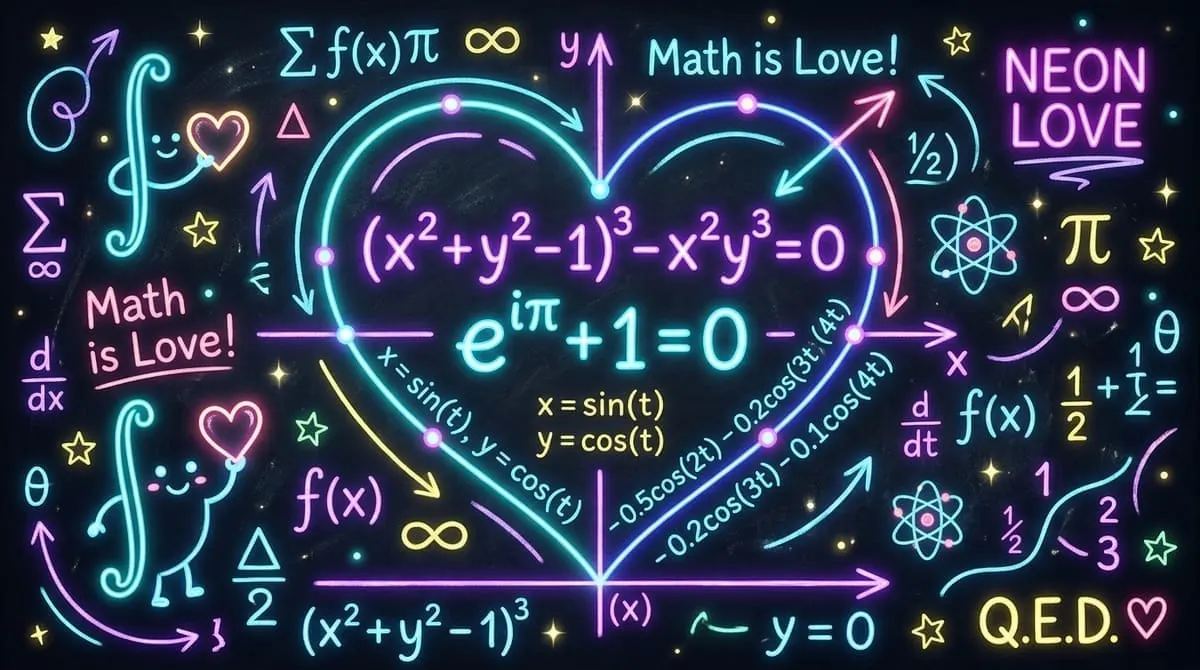 How to Say I Love You in Math? Equations & Graphs