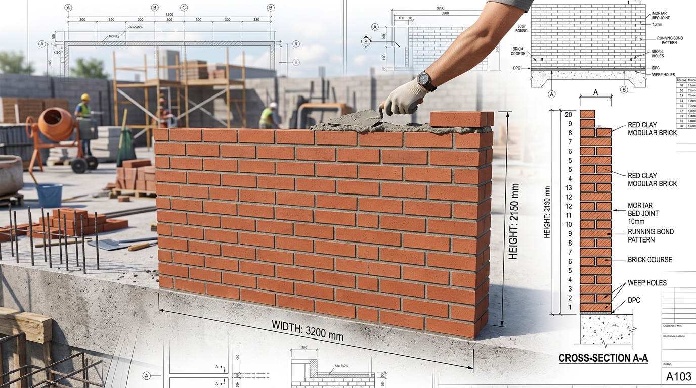 Brick and Mortar Wall Masonry Calculator Guide
