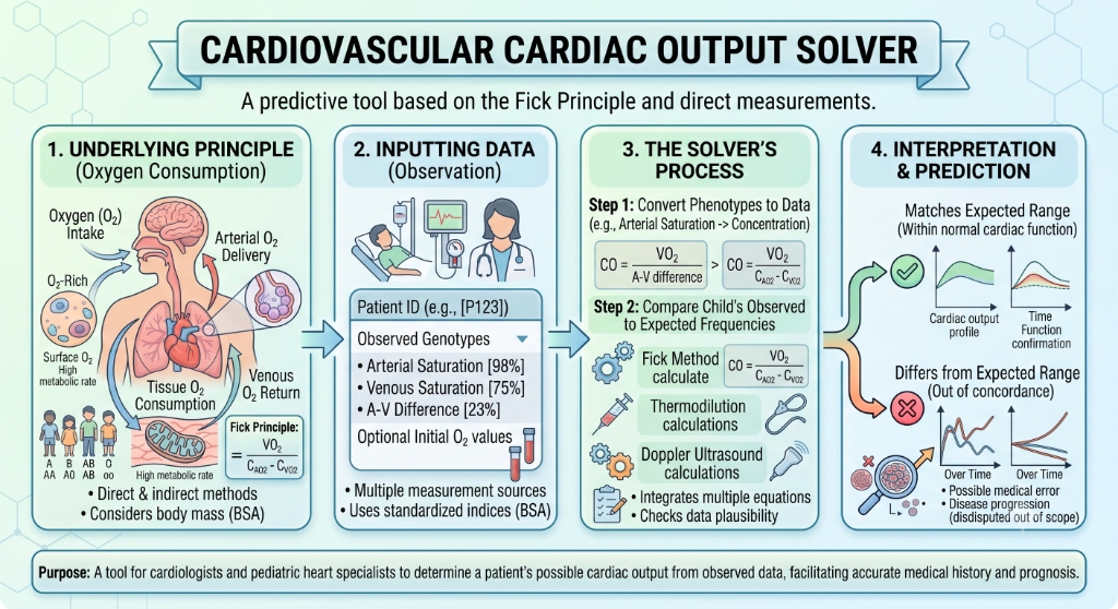 Cardiovascular Cardiac Output Solver