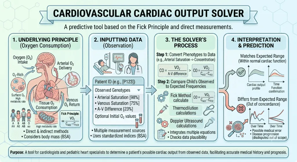 Cardiovascular Cardiac Output Solver