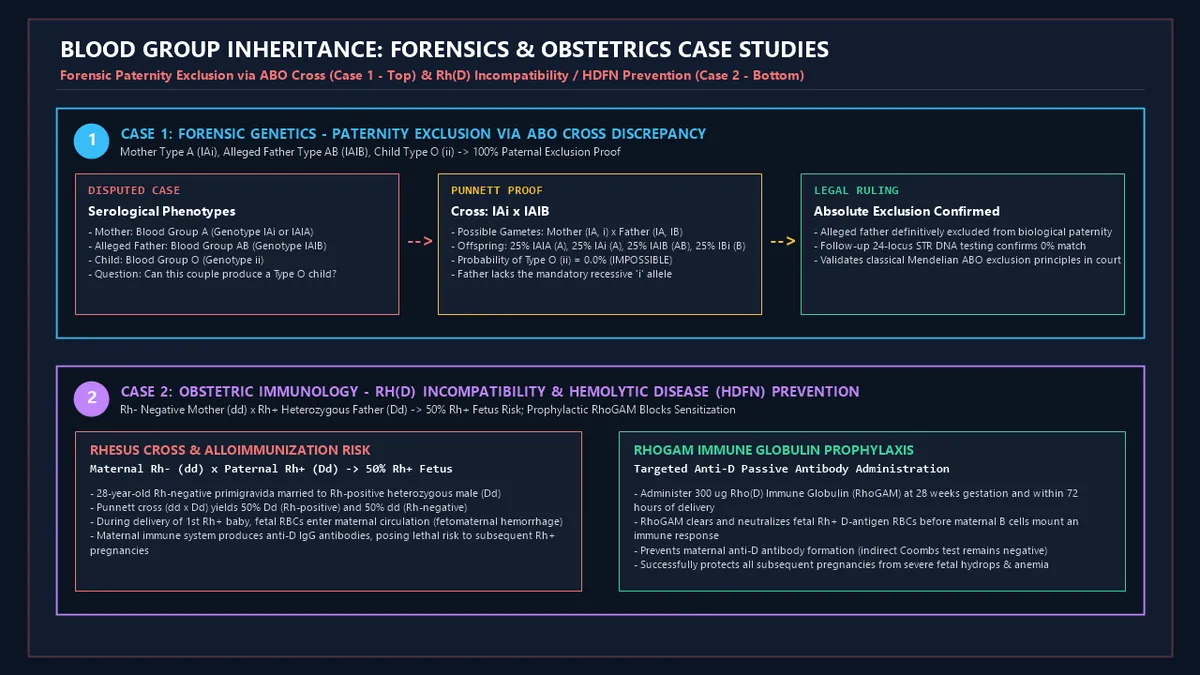 Blood Group Inheritance: Forensics & Obstetrics Case Studies