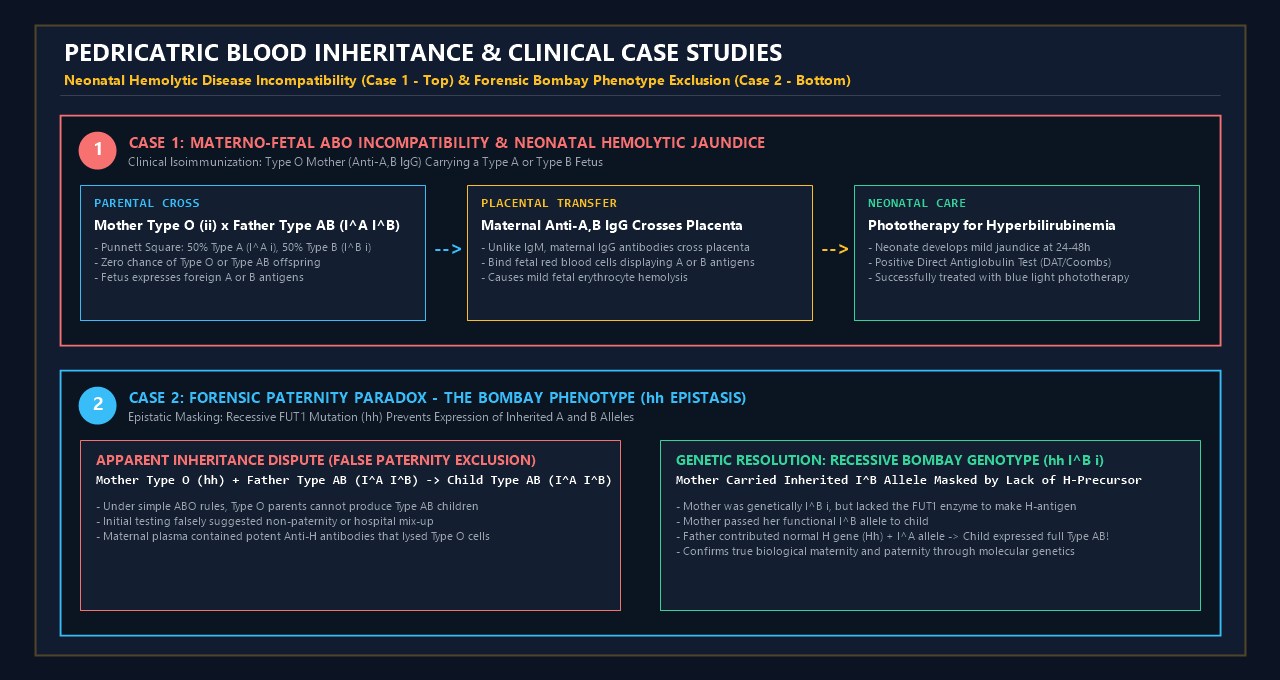 Pediatric Blood Inheritance and Clinical Case Studies