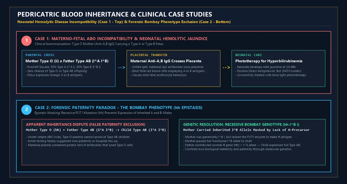 Pediatric Blood Inheritance and Clinical Case Studies