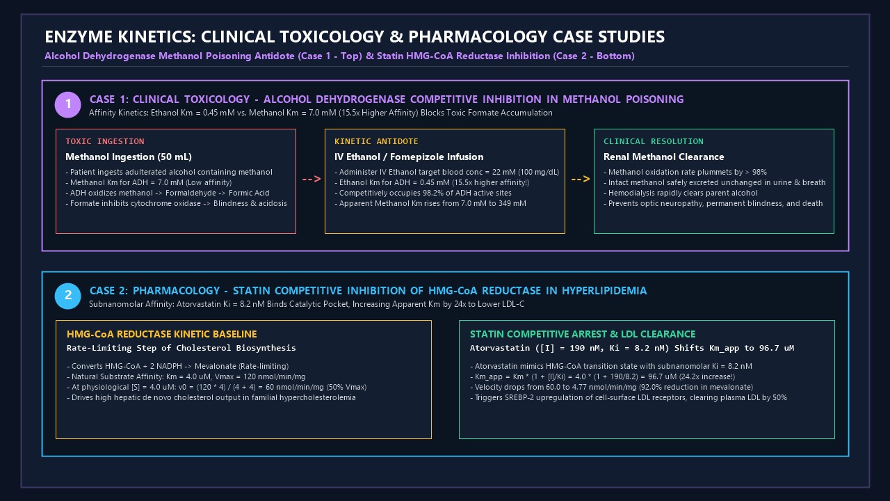 Enzyme Kinetics: Clinical Toxicology & Pharmacology Case Studies