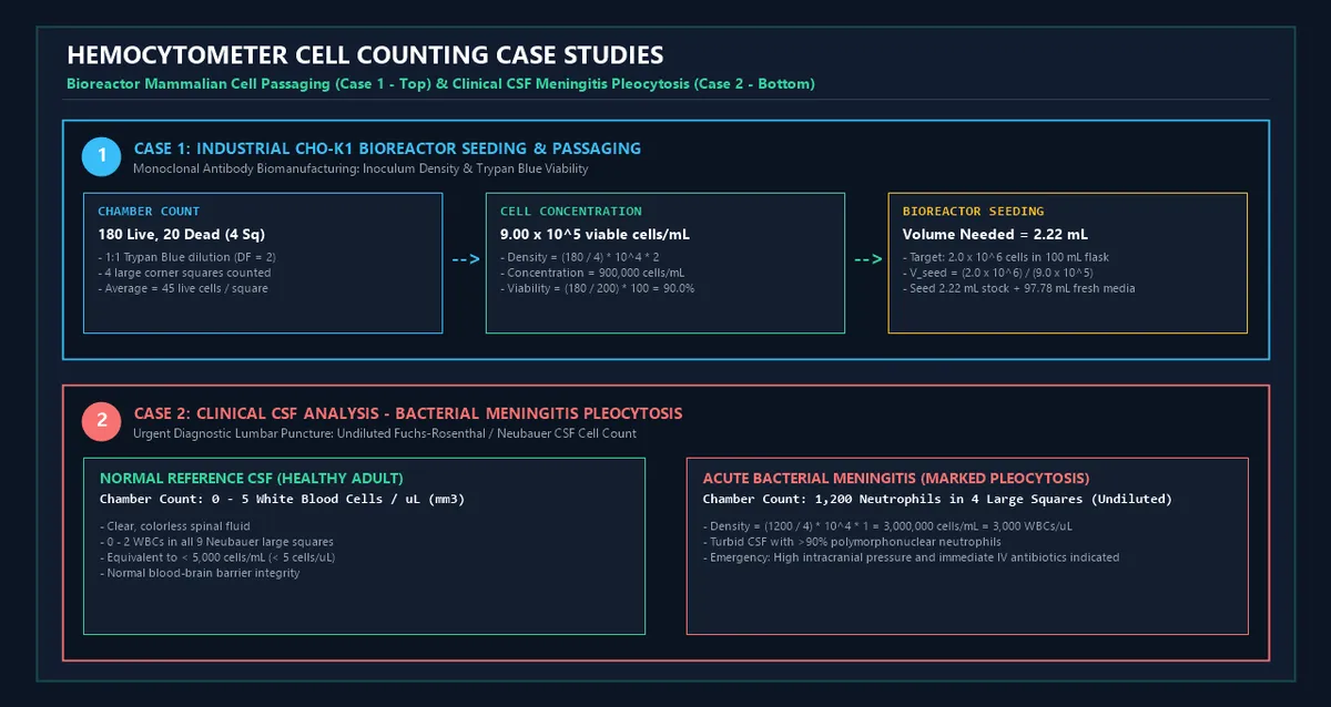 Hemocytometer Cell Counting Case Studies