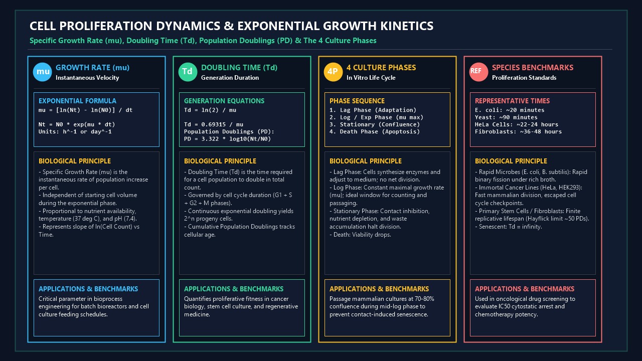 Cell Proliferation Dynamics & Exponential Growth Kinetics