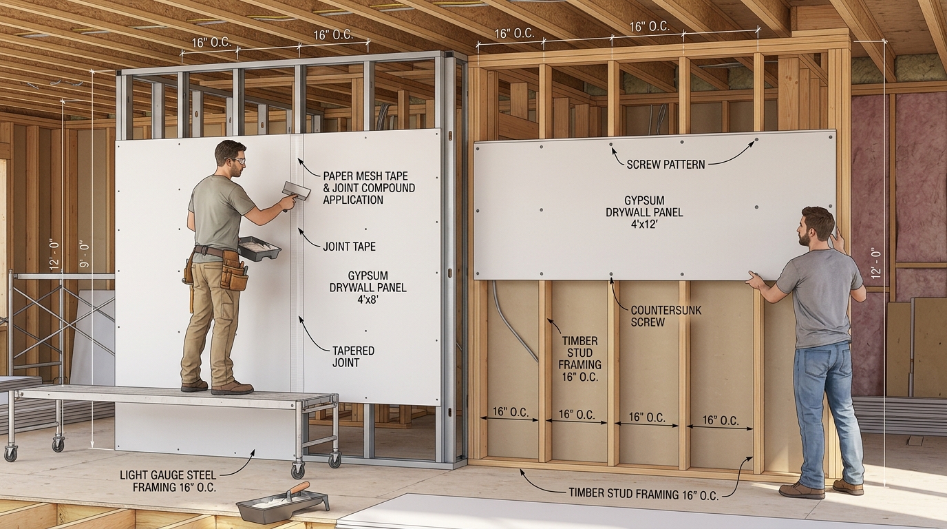 Drywall Sheets and Screws Calculator Guide
