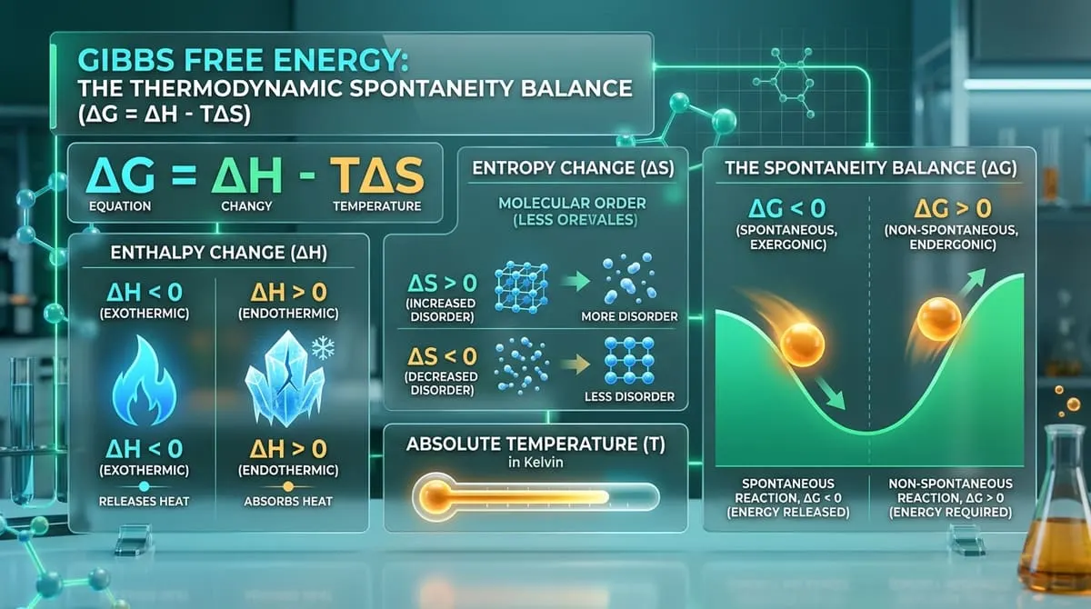 Gibbs Free Energy: The Thermodynamic Spontaneity Balance