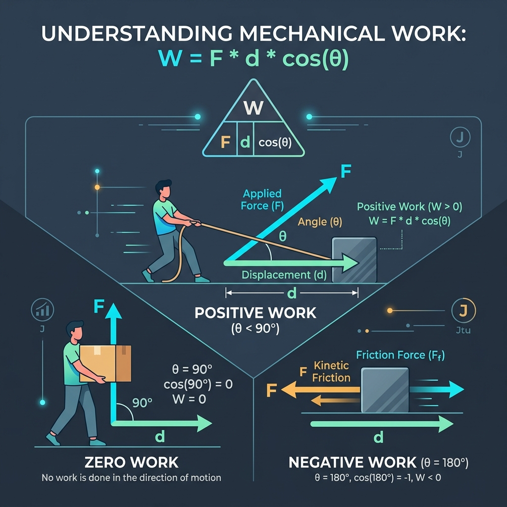 Mechanical Work Vector Dynamics