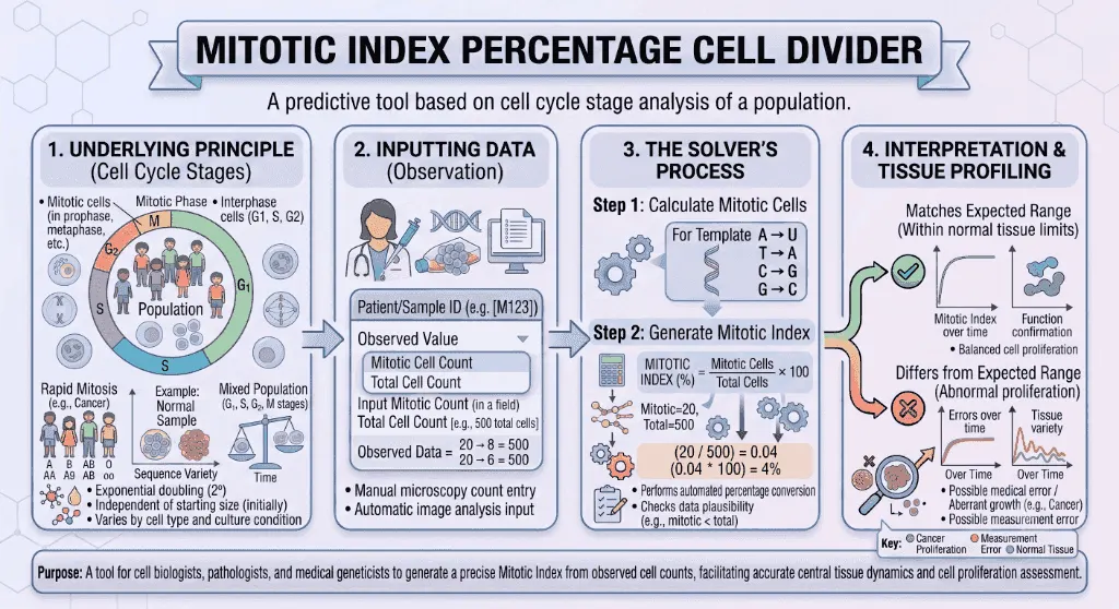 Mitotic Index Percentage Cell Divider