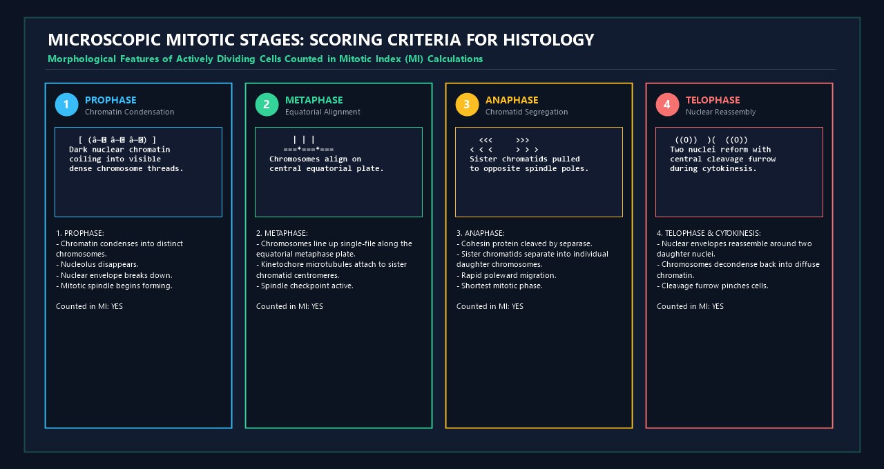 Microscopic Mitotic Stages: Scoring Criteria for Histology