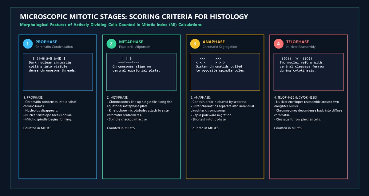 Microscopic Mitotic Stages: Scoring Criteria for Histology