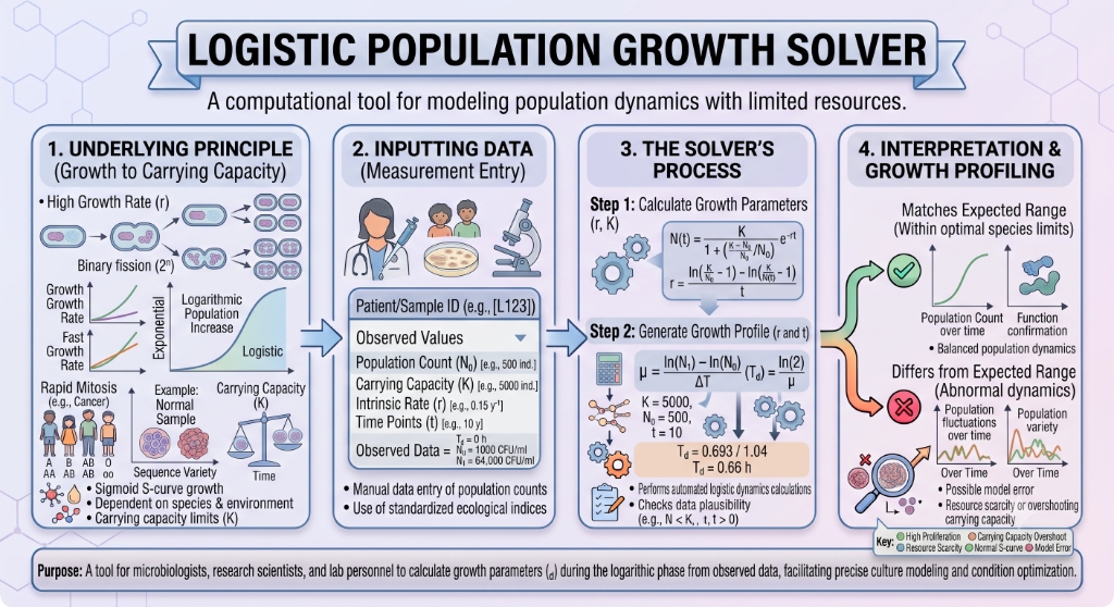 Logistic Population Growth Solver
