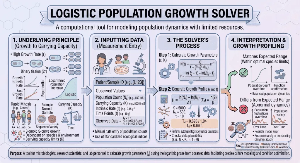 Logistic Population Growth Solver