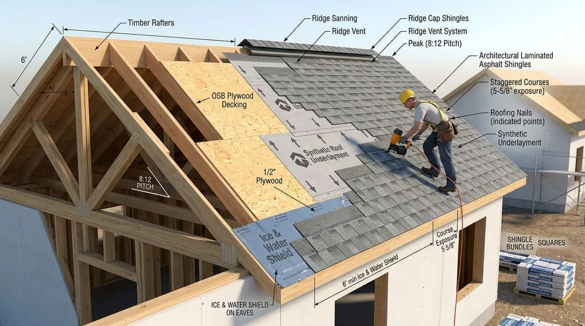 Roof Shingles Bundle and Square Calculator Guide