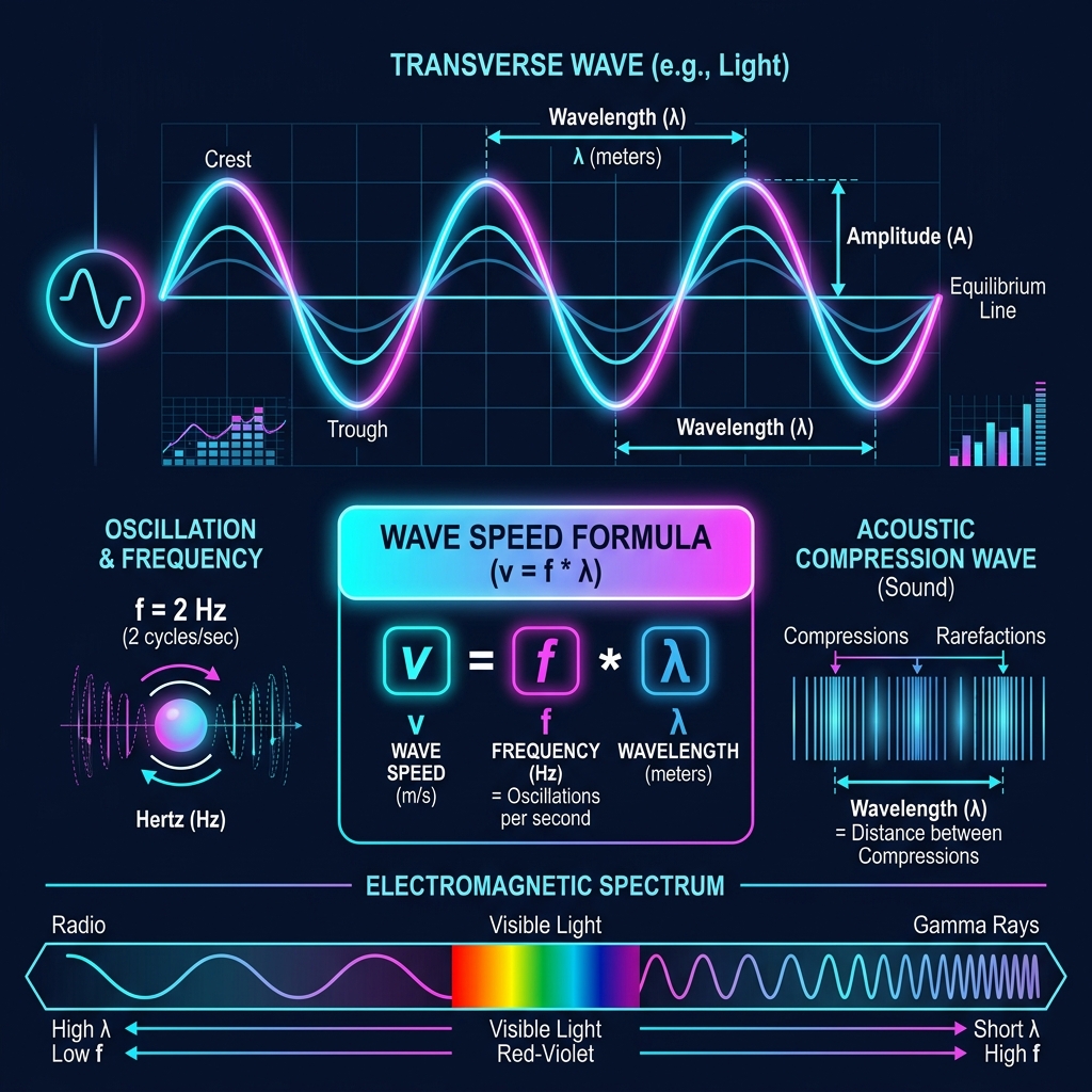 Wave Speed, Frequency, and Wavelength Dynamics