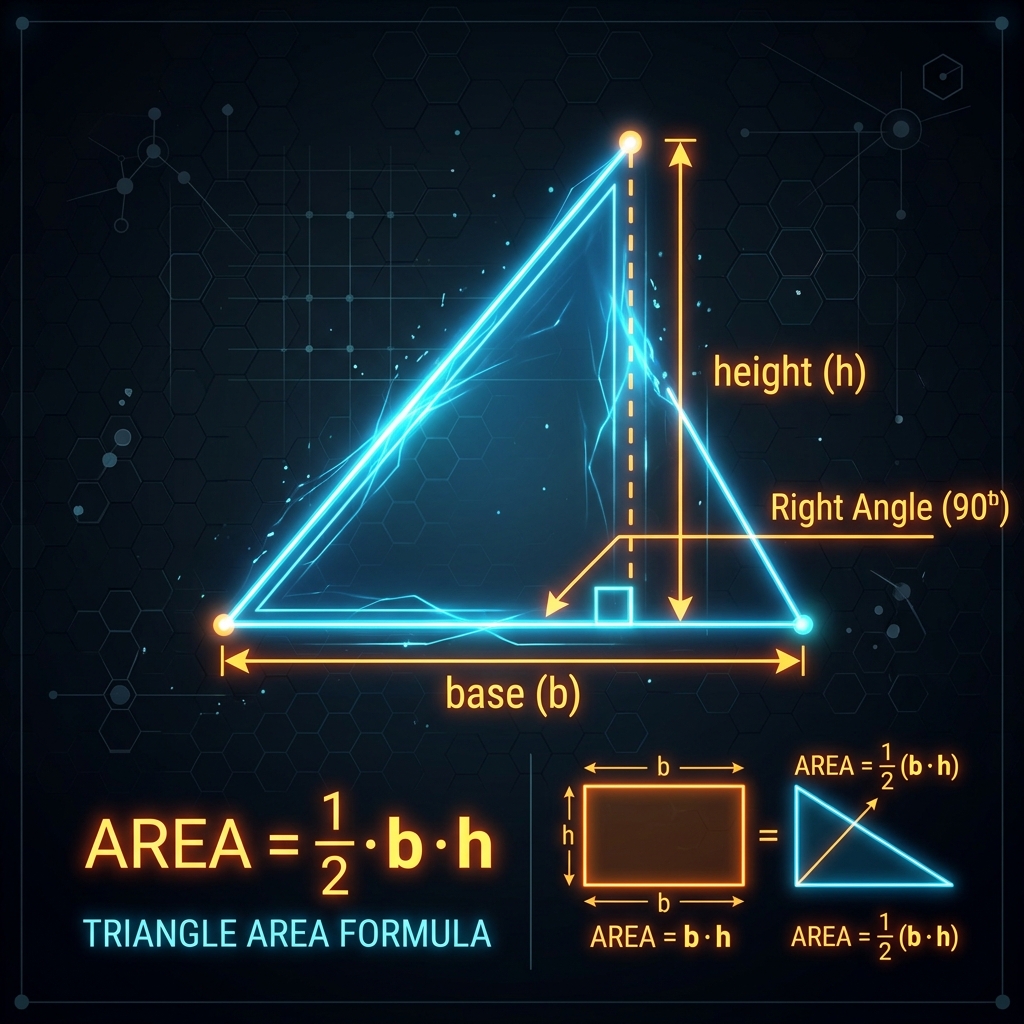 Triangle Base Height Infographic