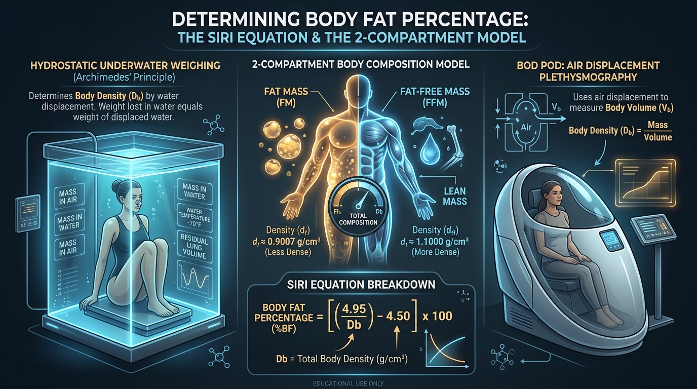 Determining Body Fat Percentage: The Siri Equation & 2-Compartment Model