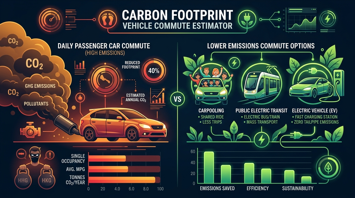 Carbon Footprint Vehicle Commute Estimator Overview
