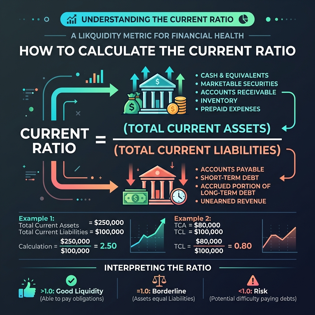 Current Ratio Infographic