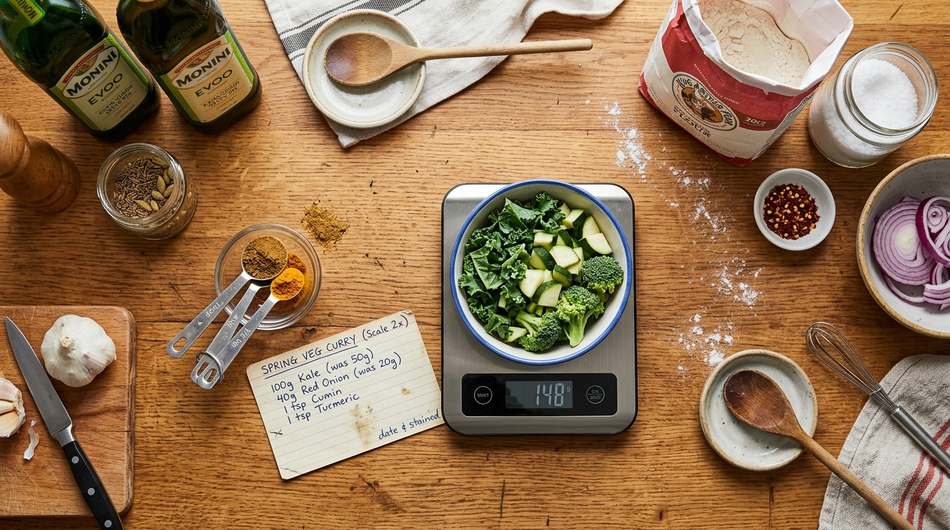 Recipe Servings Multiplier Scaler Overview