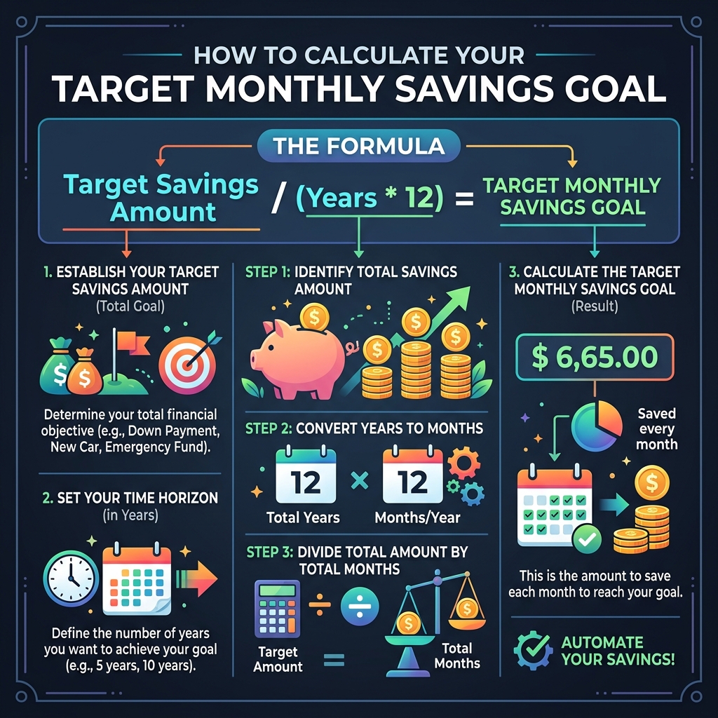 Savings Goal Infographic