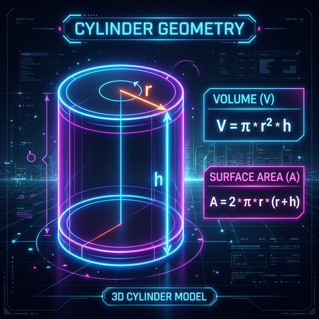 Cylinder Infographic