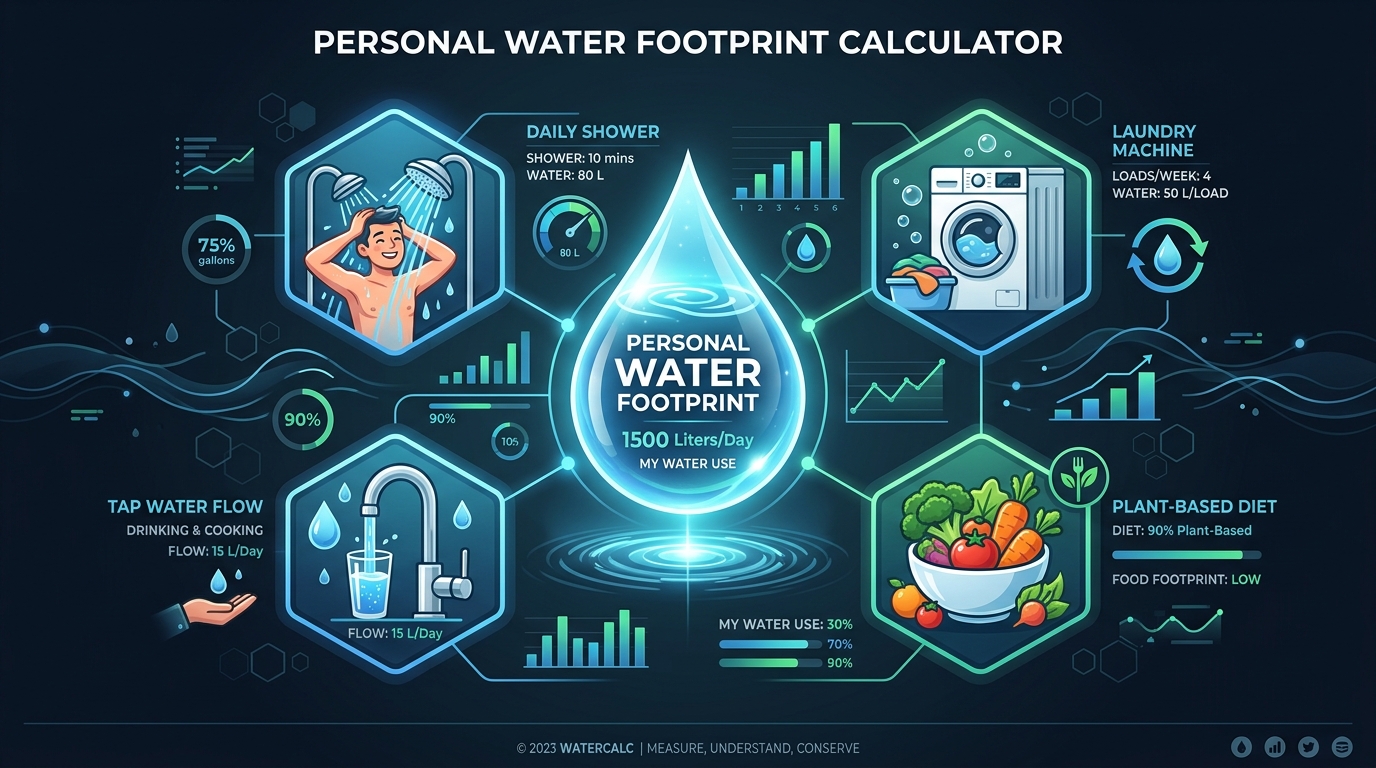 Personal Water Footprint Calculator Overview